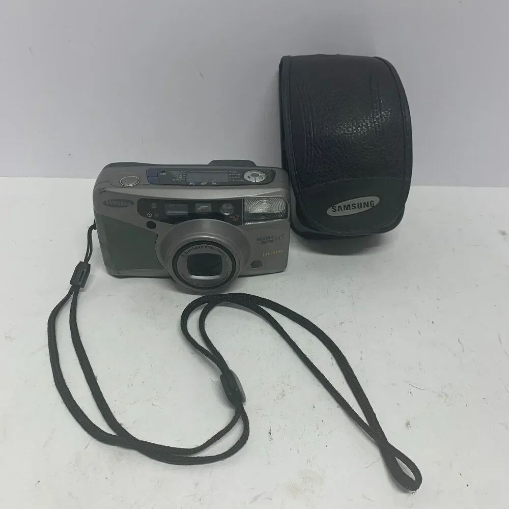 Samsung Camera Maxima Zoom 145 Panorama Point n Shoot 35mm Film-Powers On